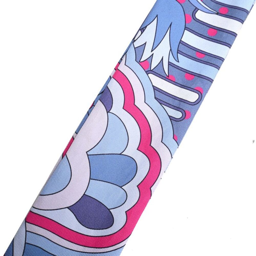 Hermès Faubourg Rainbow Twill Scarf in Multicolor Silk - Picture 7 of 11